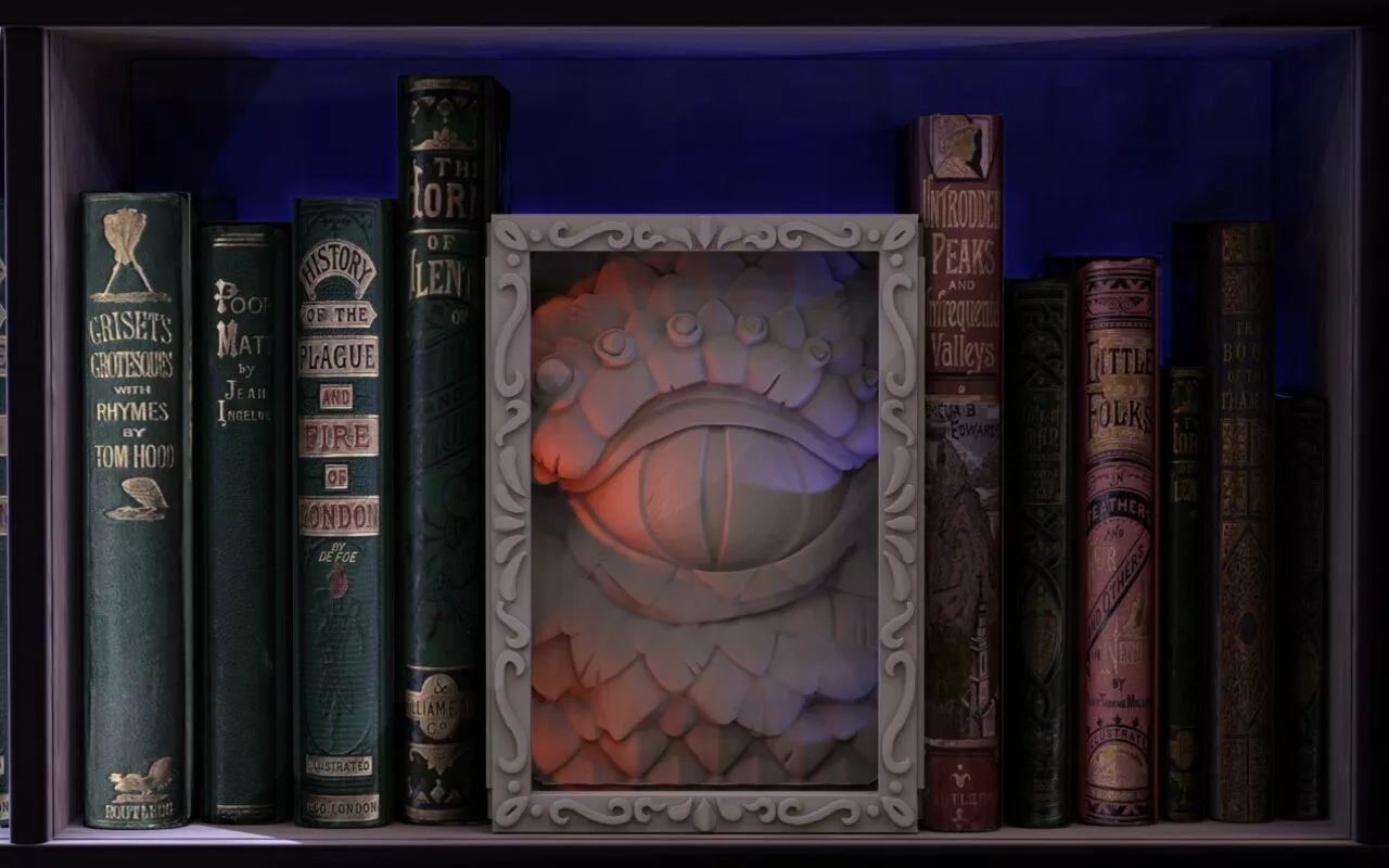 Dragon Eye Booknook 3D print model