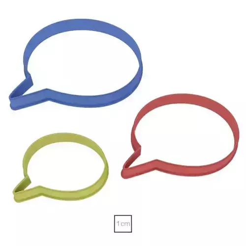 Cloud to comics set 2 cookie cutter for professional