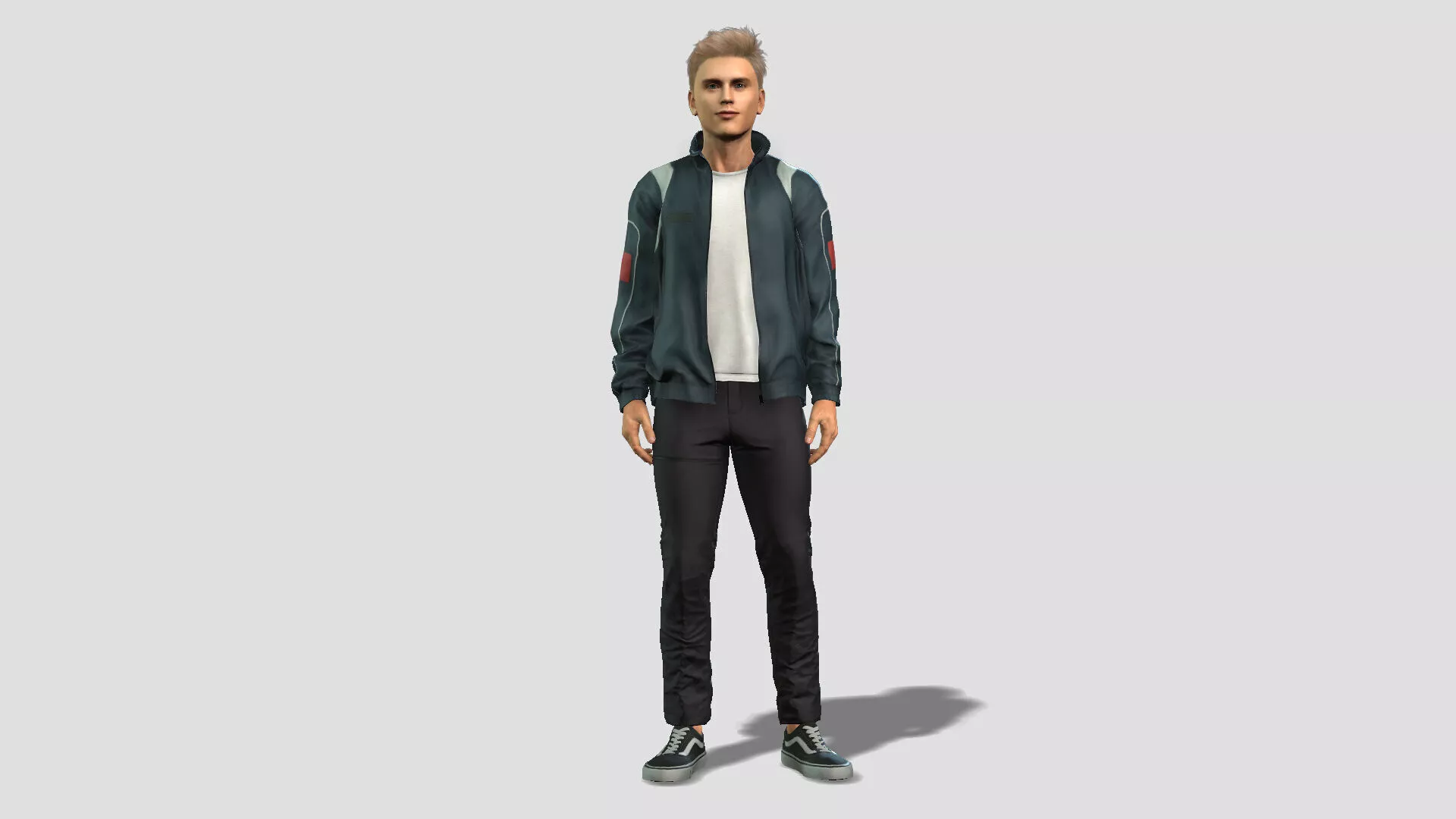 Realistic Male Human 3D model