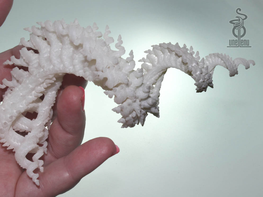 Spiralling spirals 3D printable fractal 3D print model_2