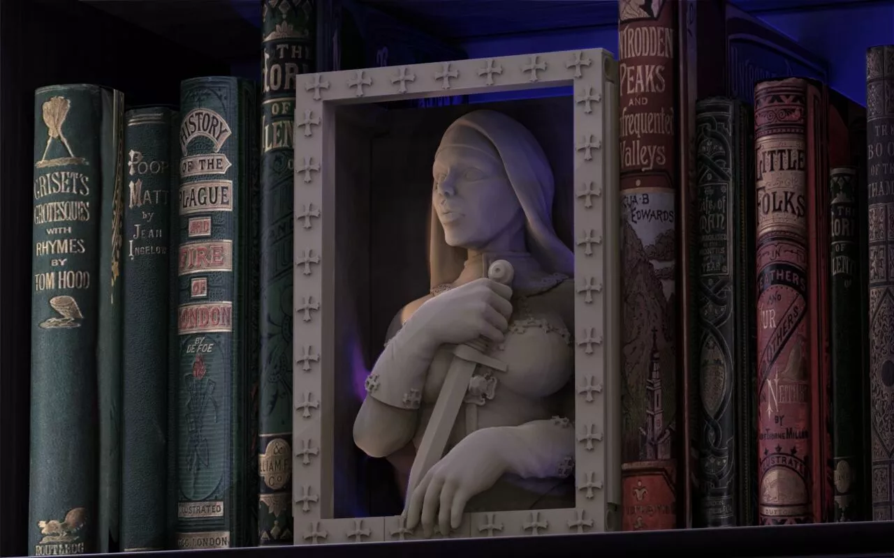 Nun Booknook 3D print model