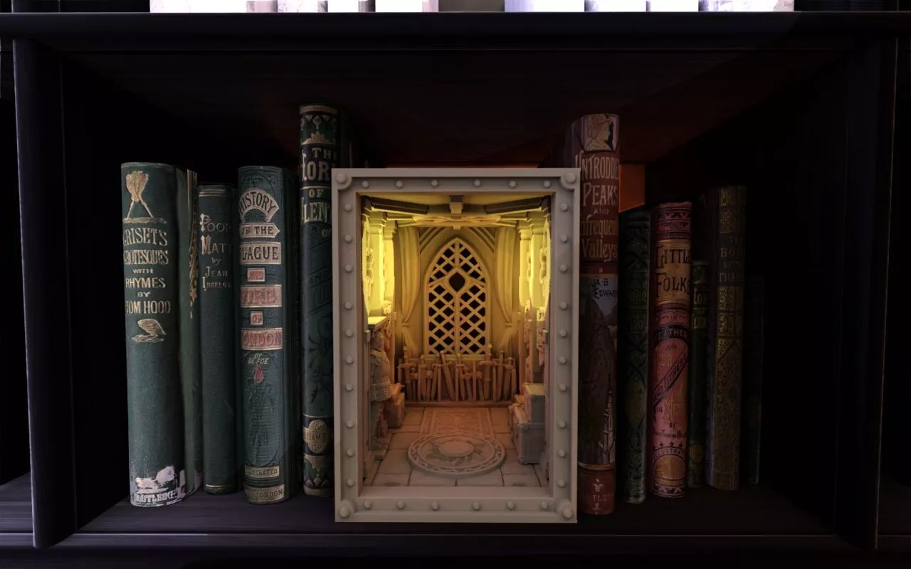 Paladin s Armory Booknook 3D print model
