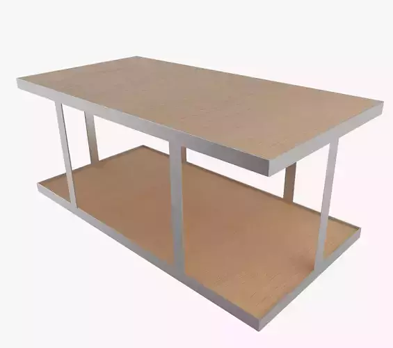 Industrial Square Table Long