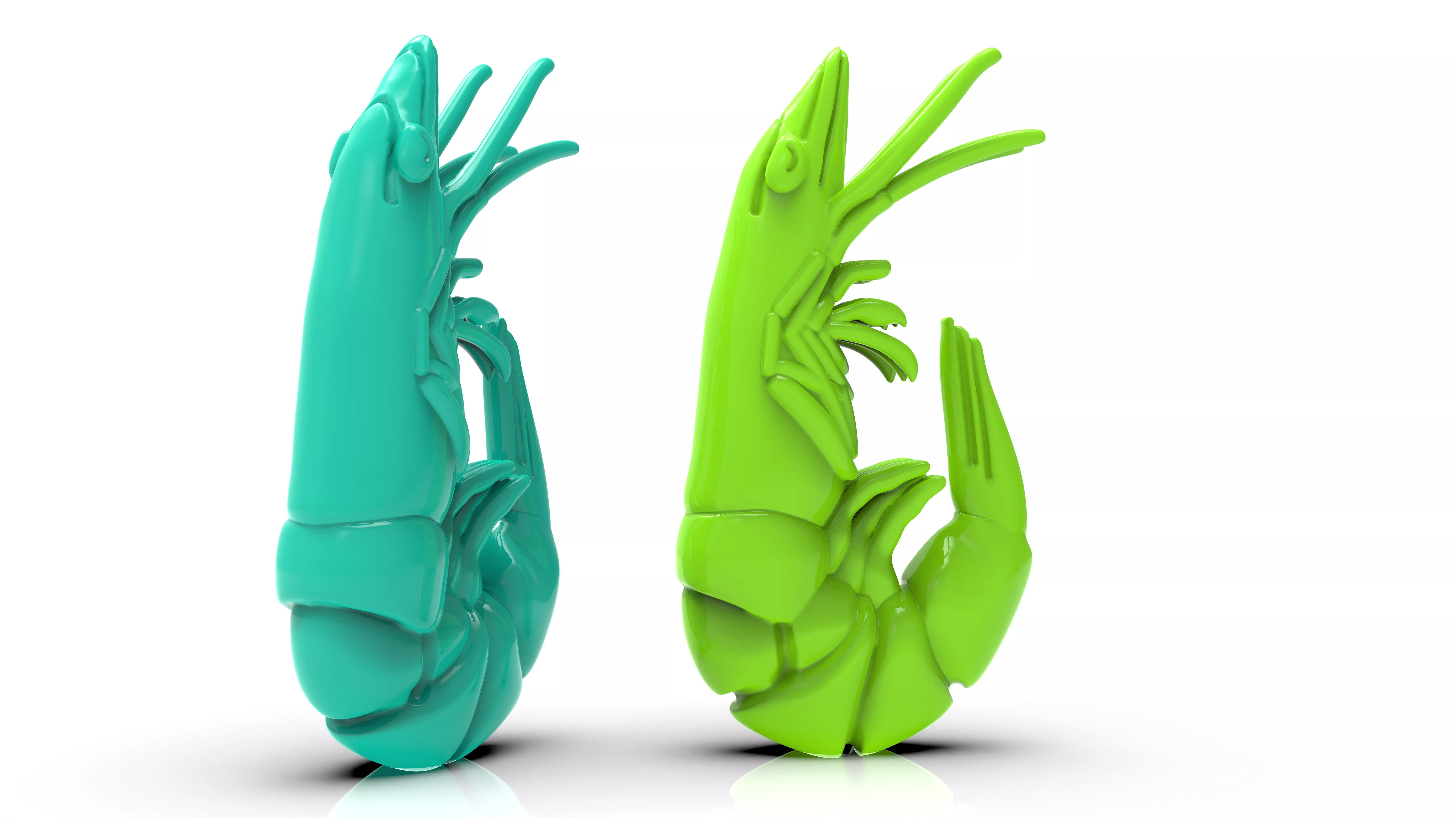 PRAWN CHARM 3D PRINT READY MODEL 3D print model