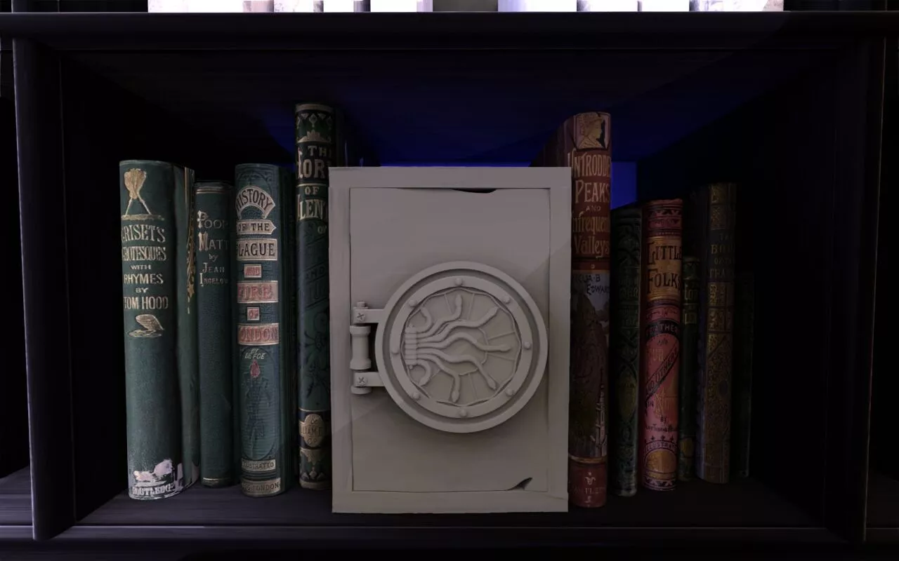Secret Chamber Booknook 3D print model