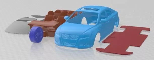 Suzuki Kizashi Sedan 2010 Printable Car 3D print model