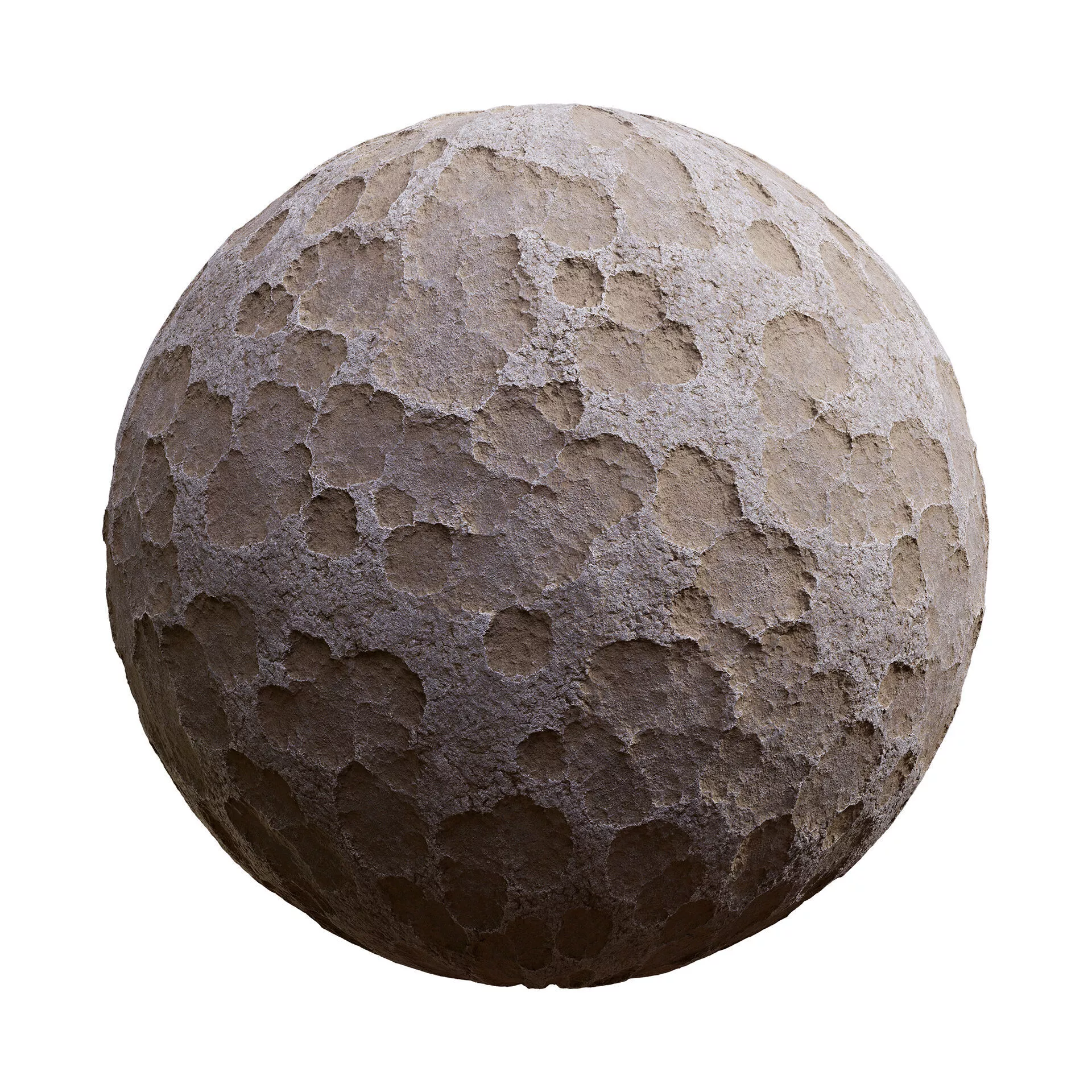Dusty Damaged Concrete PBR Texture