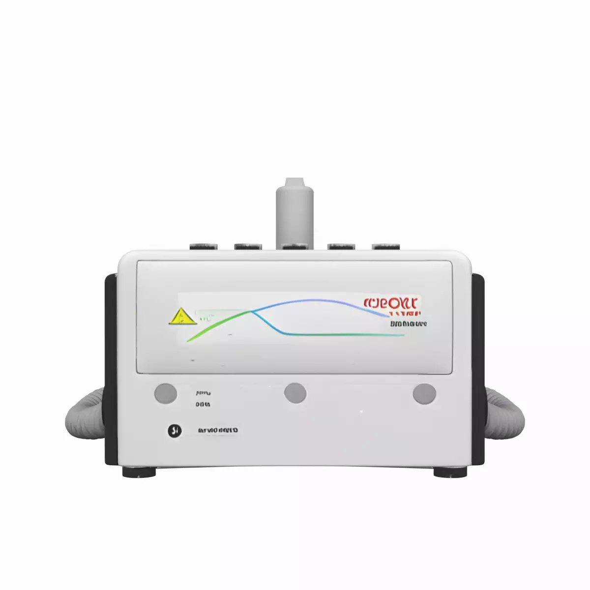 Accurate 3D Model of Spirometry Machine Graphical Display 3D model