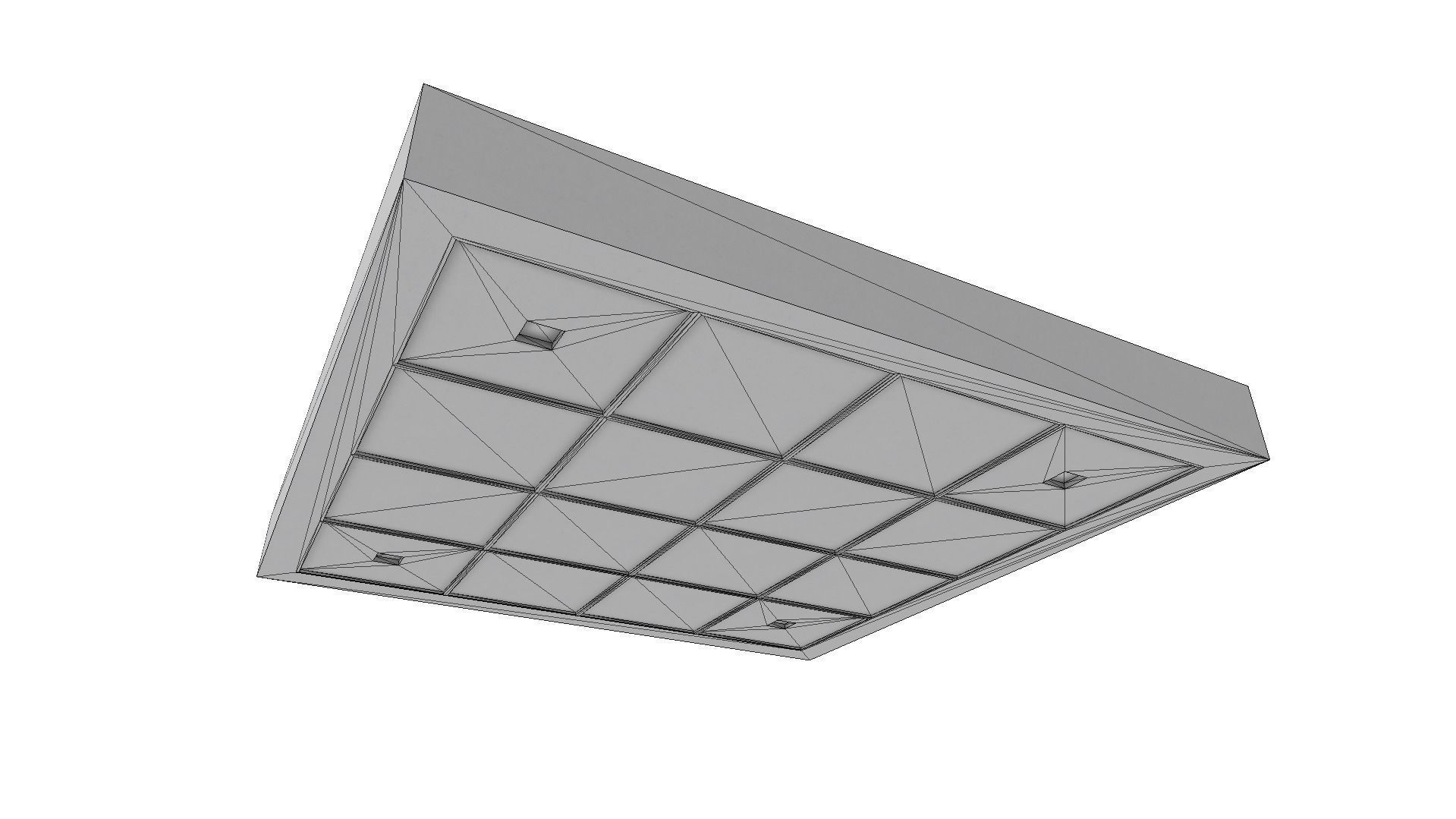 Ceiling SHC Quick Office Low-poly 3D model_3