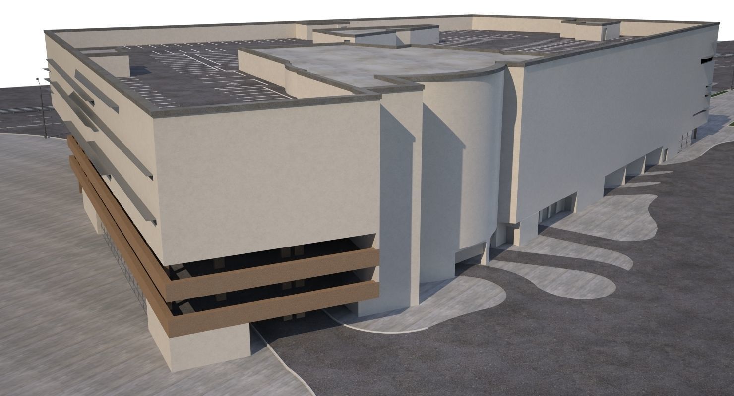 Transport Hub Bus Station 3D model_5