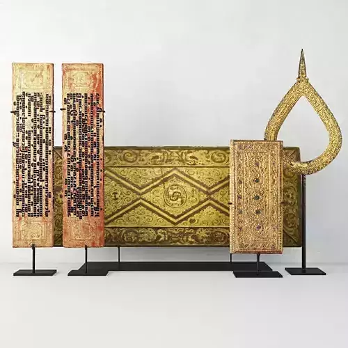 Antique Burmese Decoration 3D model