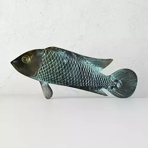 Asian Koi Sculpture