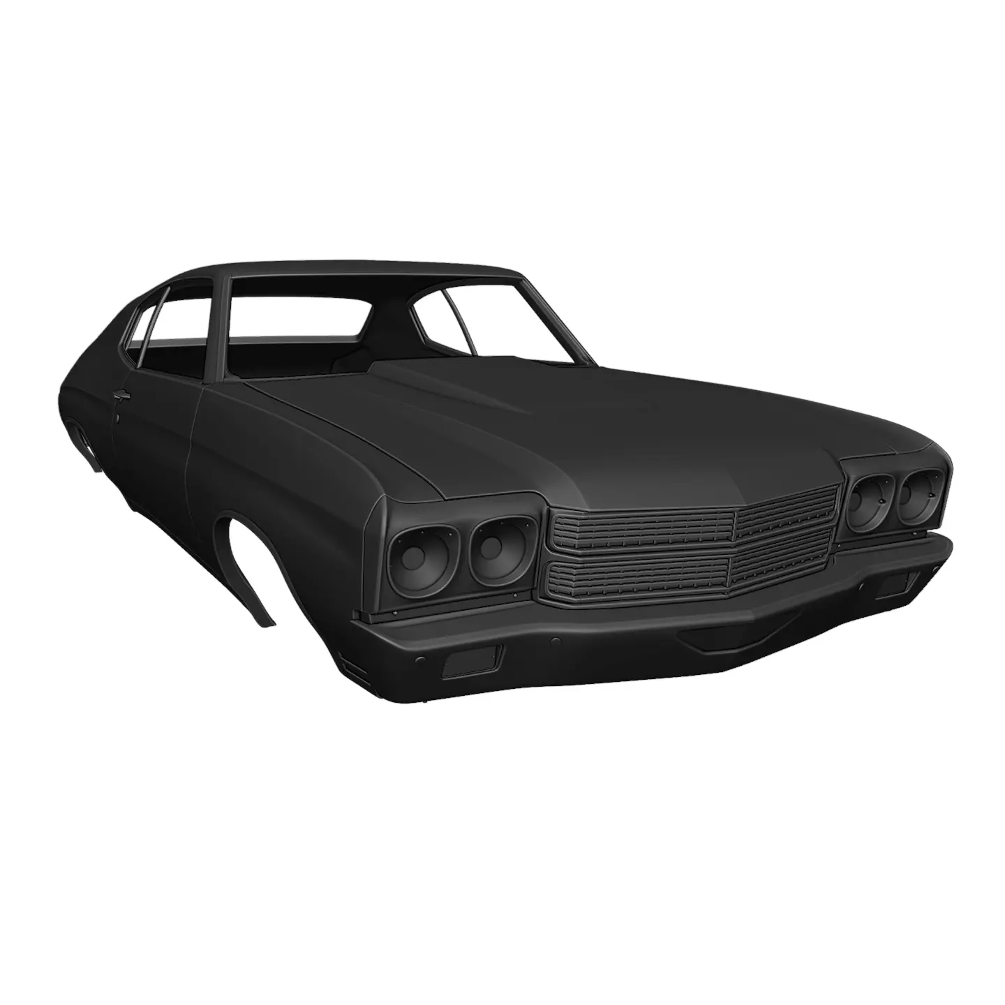 1970 Classic Chevelle Car Body 3D print model