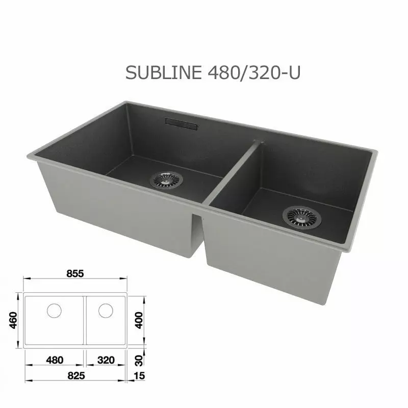 Blanco Subline 480320-U 3D model_0