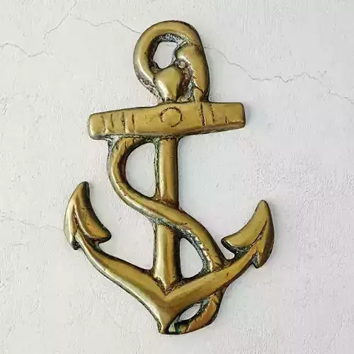 Brass Anchor 3D model