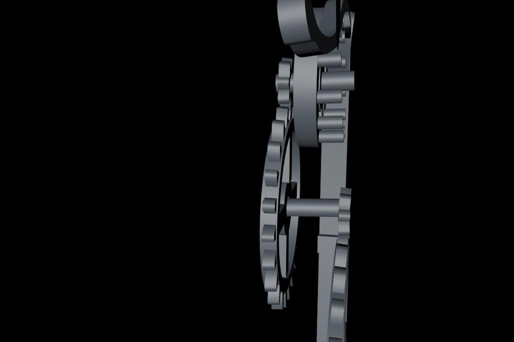 pendulum clock free 3D model 3D printable | CGTrader