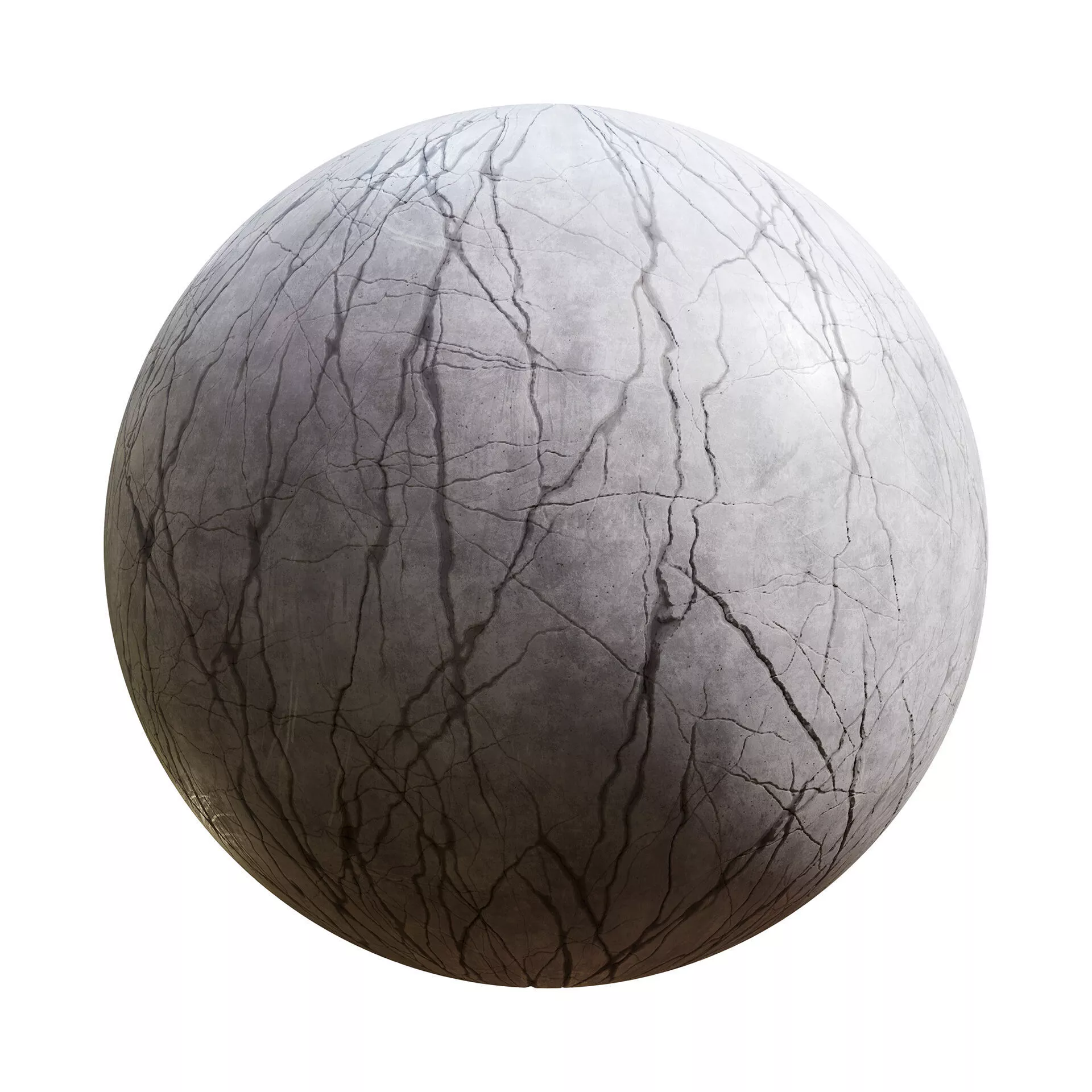 Cracked Concrete PBR Texture