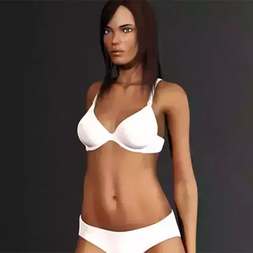 Adriana woman in bikini 3D model