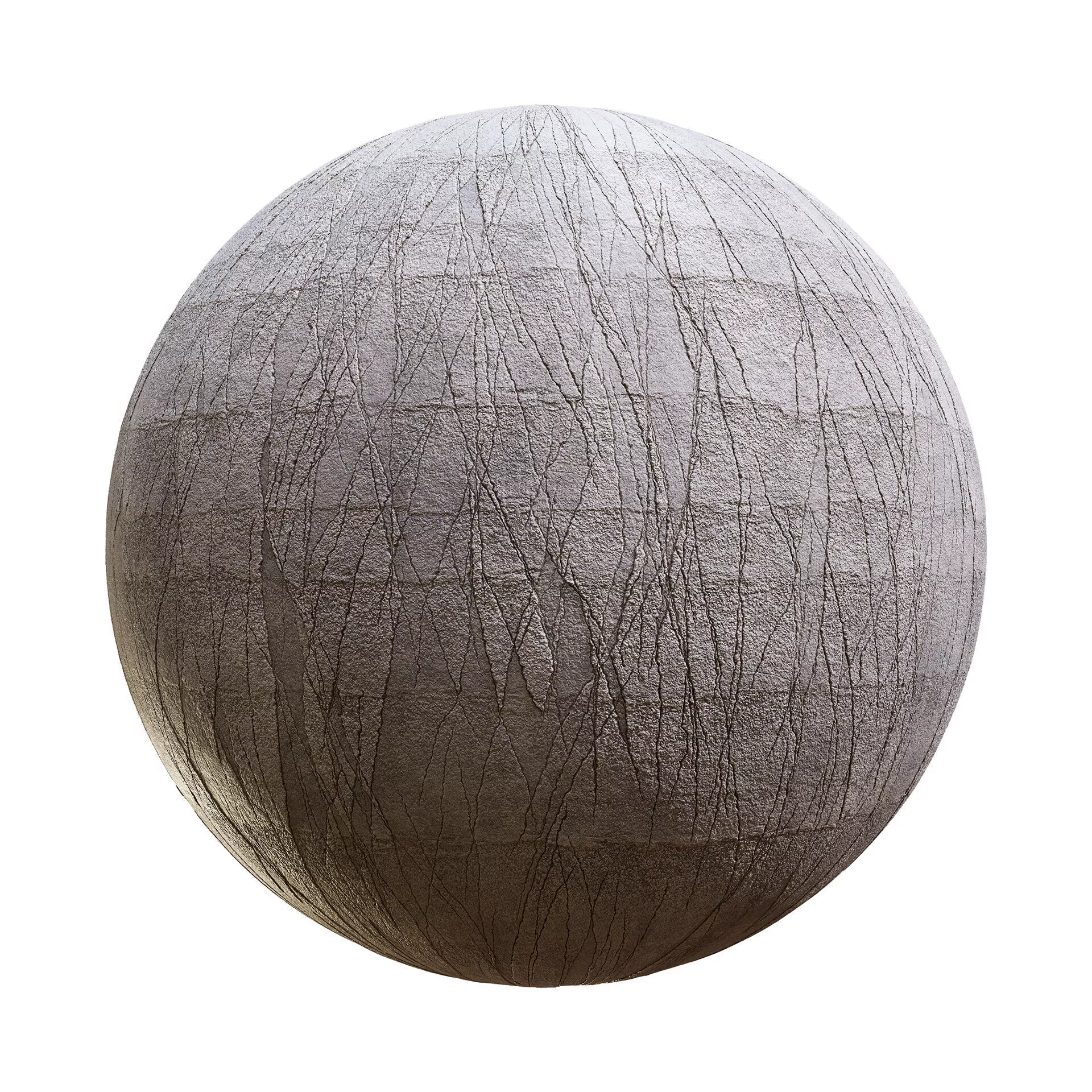 Cracked Concrete PBR Texture