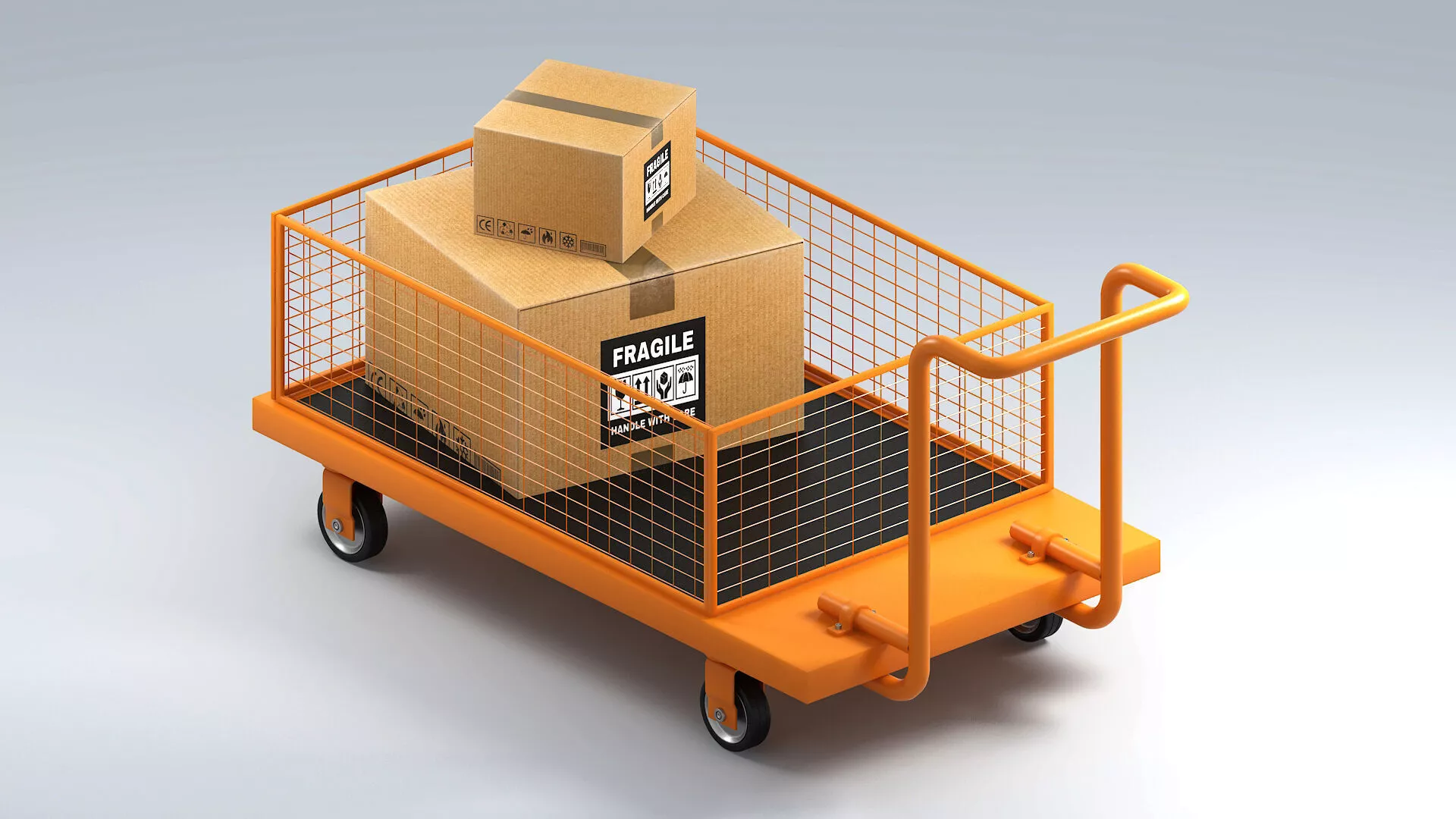 Hand Truck 04 3D model