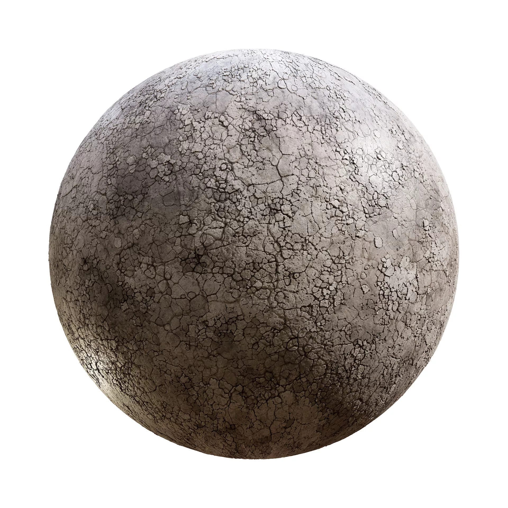 Cracked Concrete PBR Texture