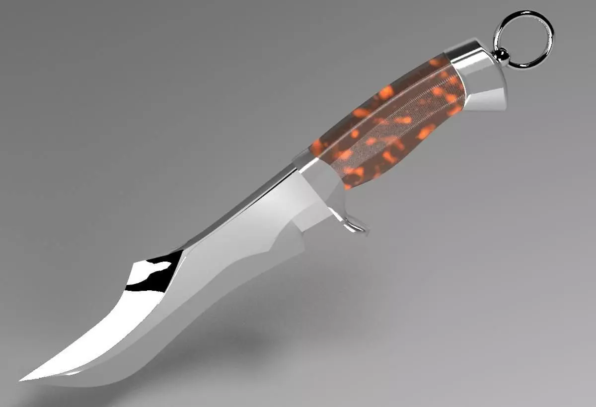 Knife Loner 3D model_0