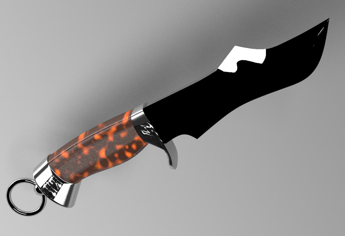 Knife Loner 3D model_4