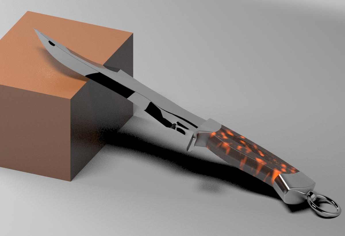 Knife Loner 3D model_5