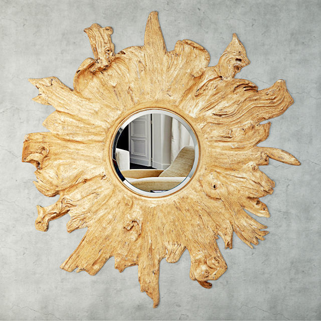 Floris Gold Mirror By Made Goods 3d Model