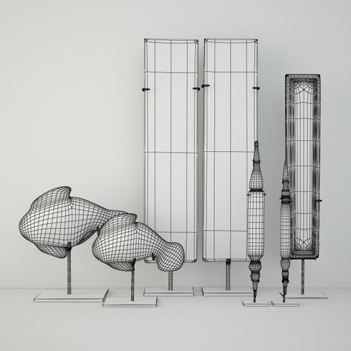 Old Burmese and Thai Decoration 3D model_1