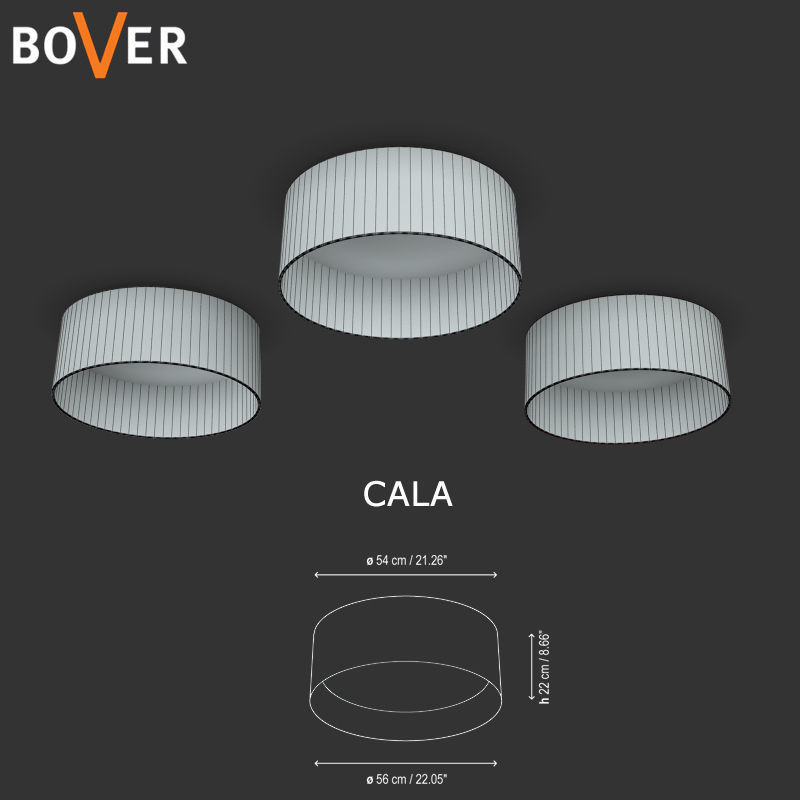 Bover Cala ceiling lamp 3D model_1