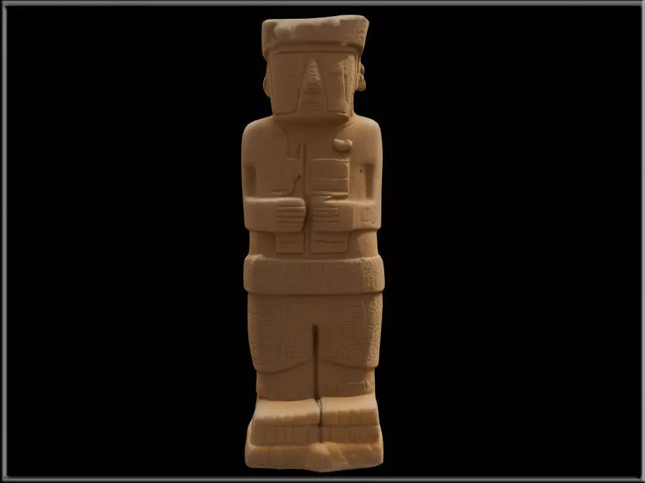 Tiwanaku Low-poly 3D model