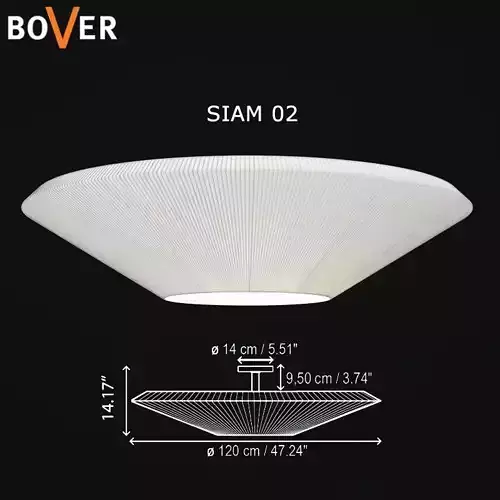 Bover Siam 02 ceiling lamp 