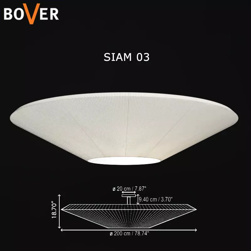 Bover Siam 03 ceiling lamp 3D model_0