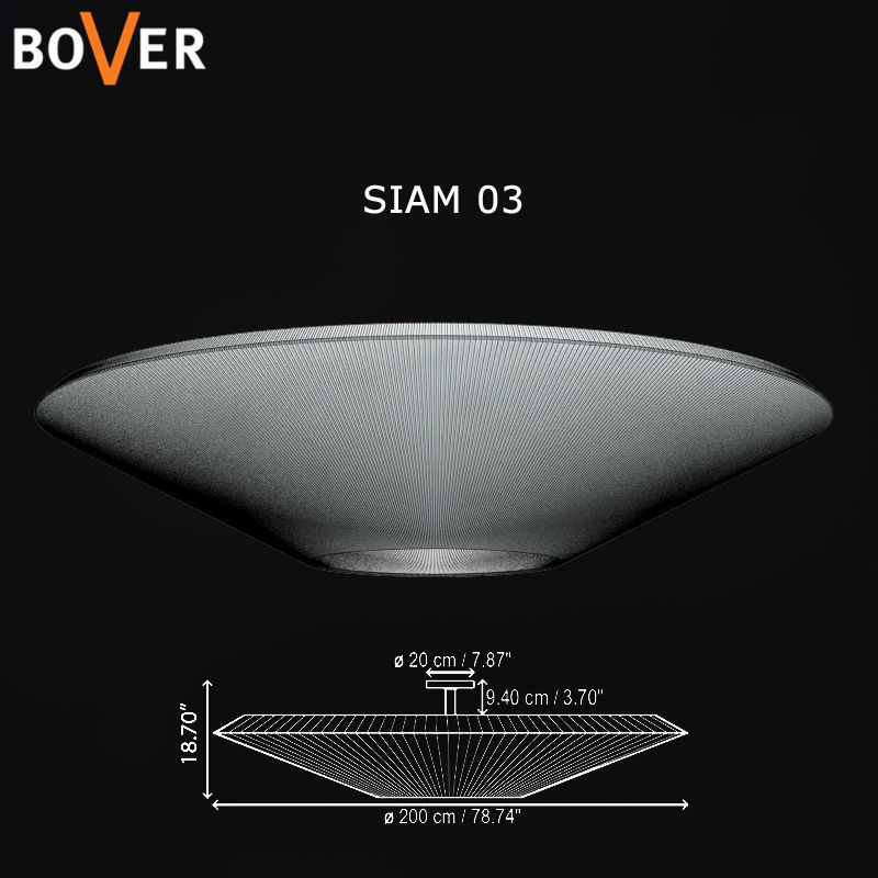 Bover Siam 03 ceiling lamp 3D model_2