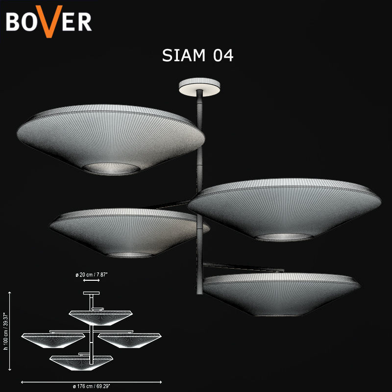 Bover Siam 04 ceiling lamp  3D model_1
