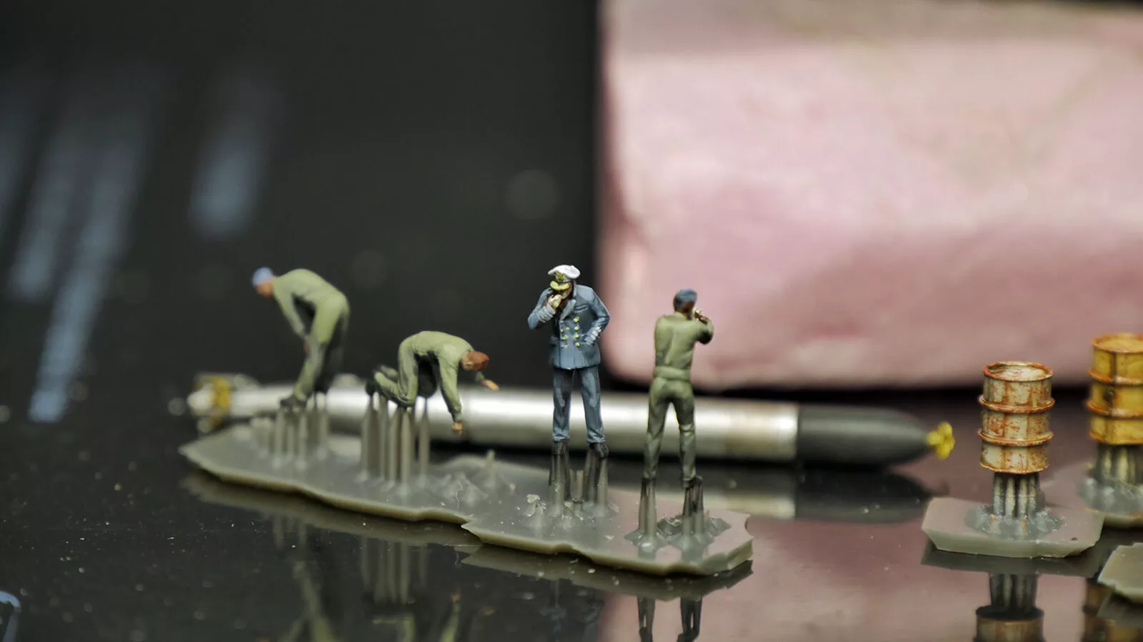 3D printable Figures for 144 scale Type VII U boat 3D print model