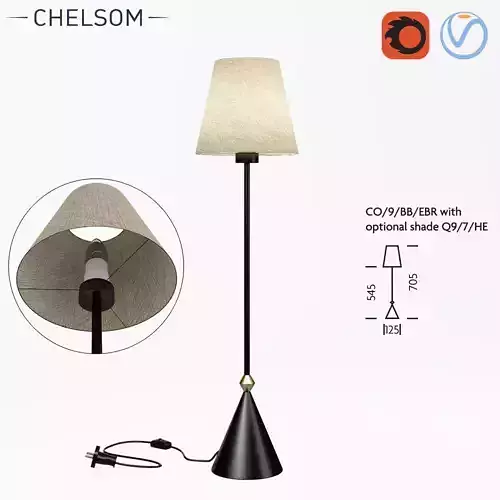 Chelsom Console CO 9 BB EBR table lamp
