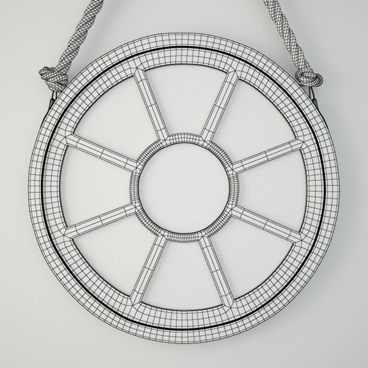 Window Mirror by Pier 1 Imports 3D model_4