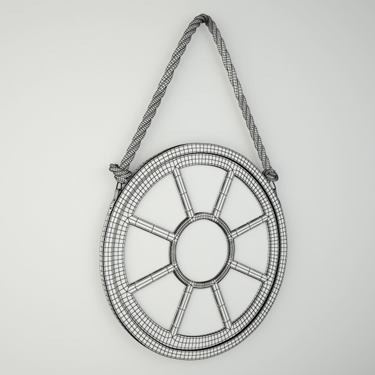 Window Mirror by Pier 1 Imports 3D model_2