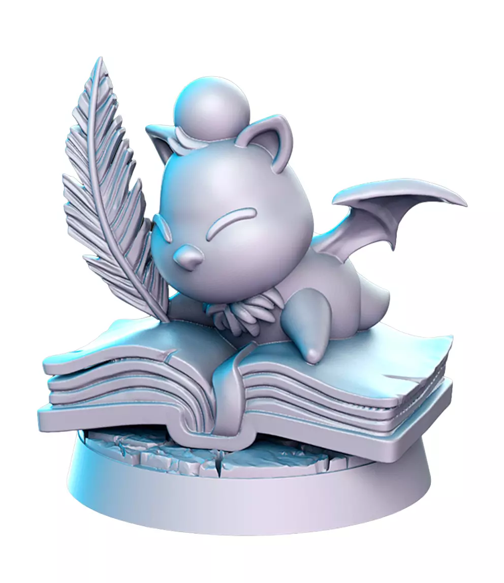 Mifah Batomon Scribe 3D Print STL Miniature RPG 3D print model