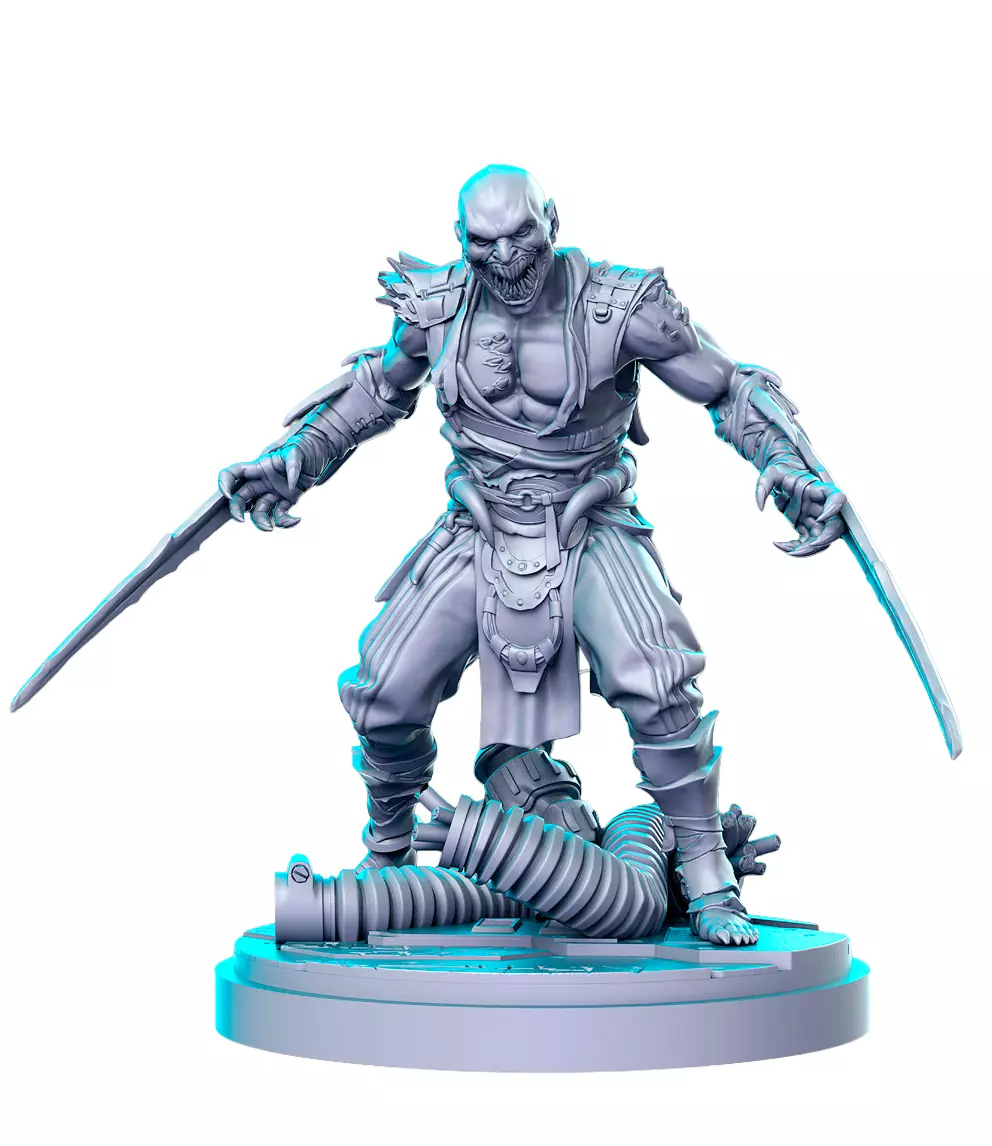 10 Mk1 Baraka 3D Print STL Miniature RPG 3D print model