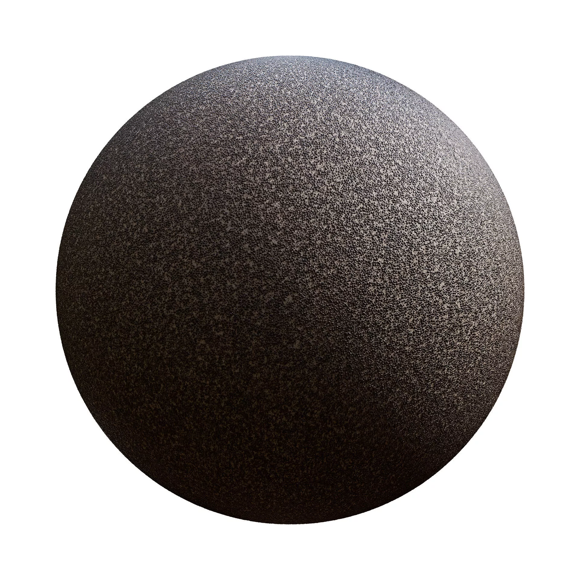 Black Pebble Concrete PBR Texture