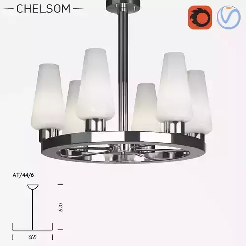 Chelsom Atrium AT 44 6 ceiling lamp