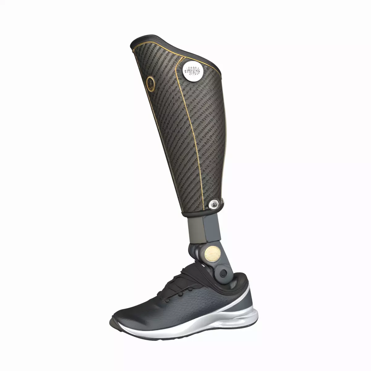 3D Model of Carbon Fiber Prosthetic Leg for Para-Athletes 3D model