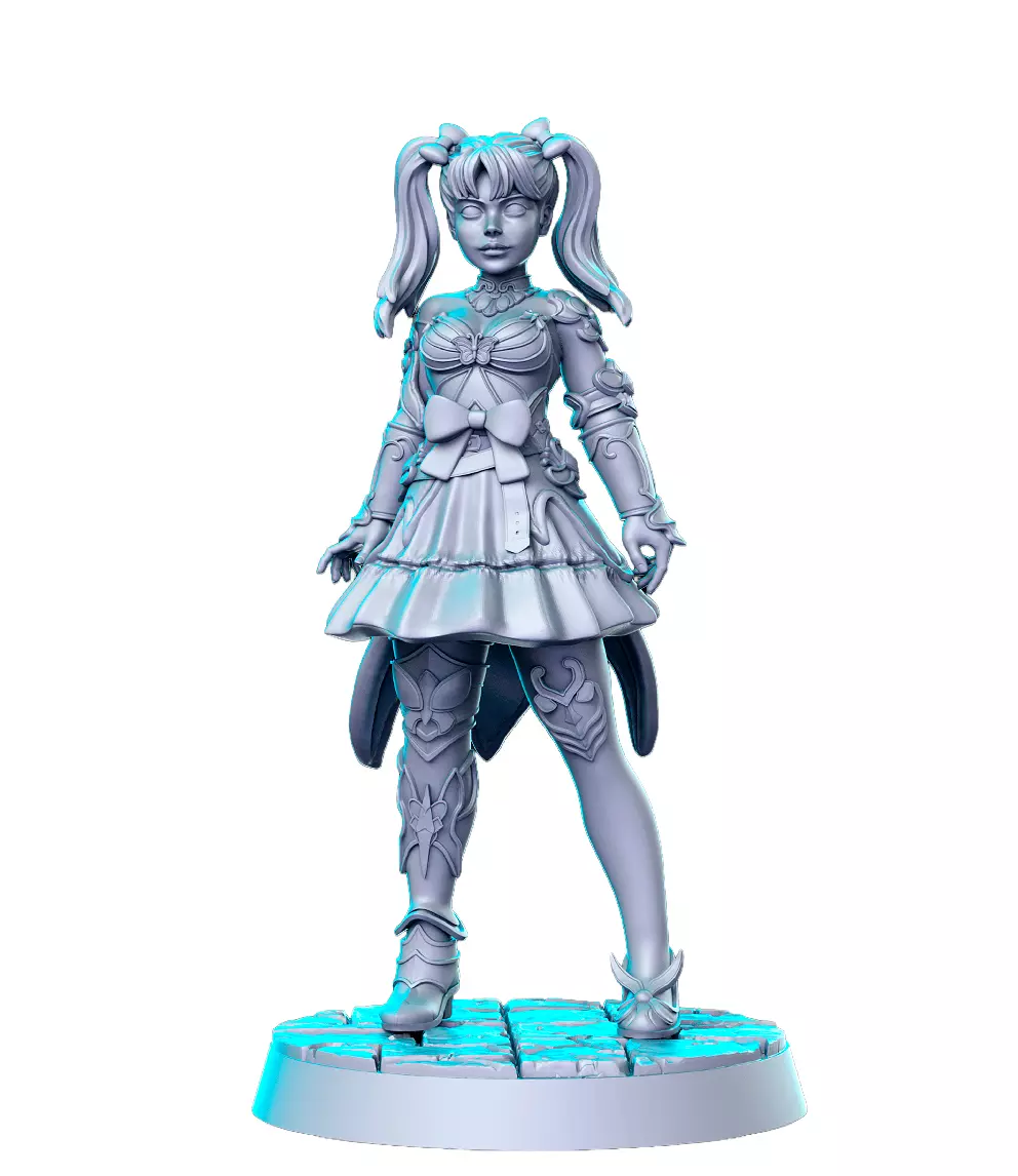 Sailor Moon 3D Print STL Miniature RPG 3D print model