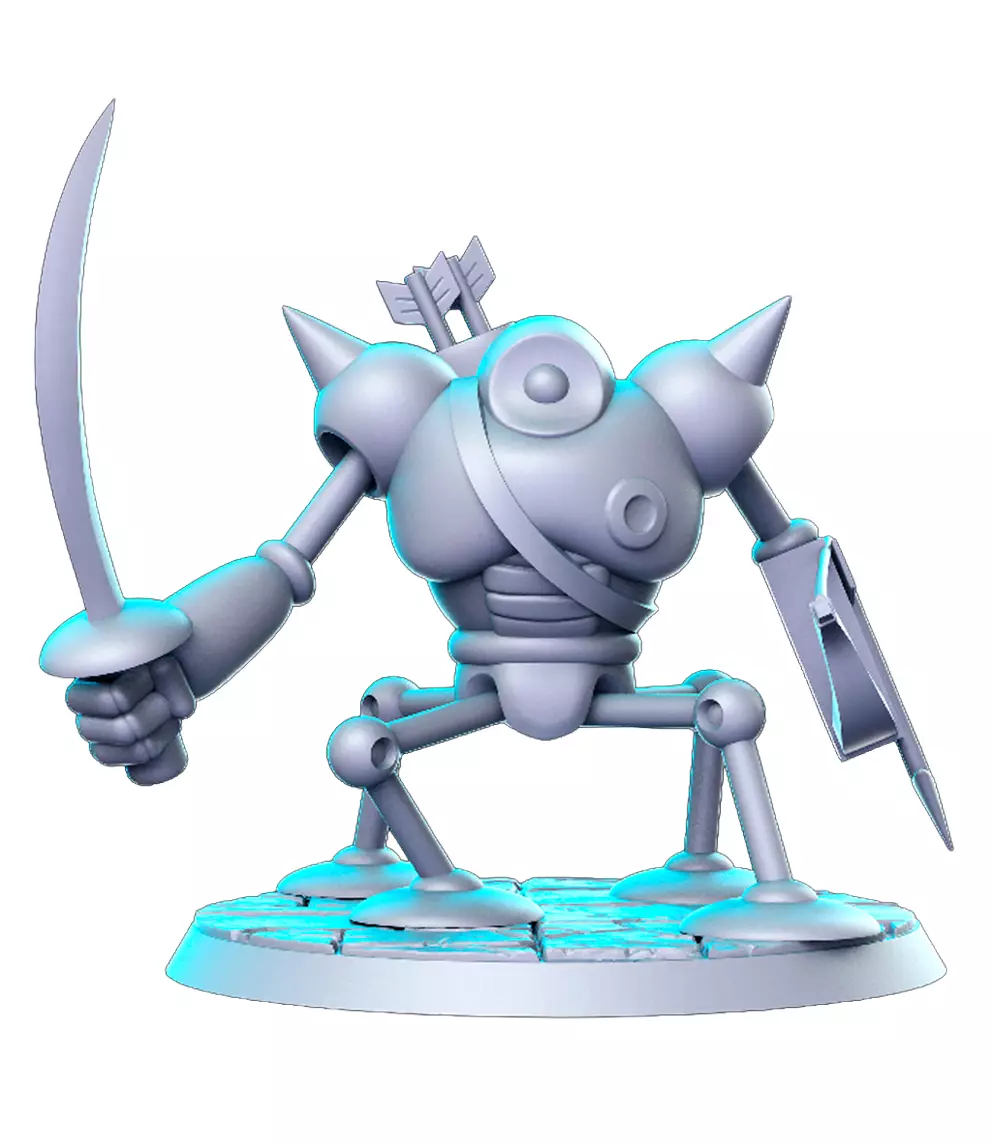 Killing Machine Dq 3D Print STL Miniature RPG 3D print model