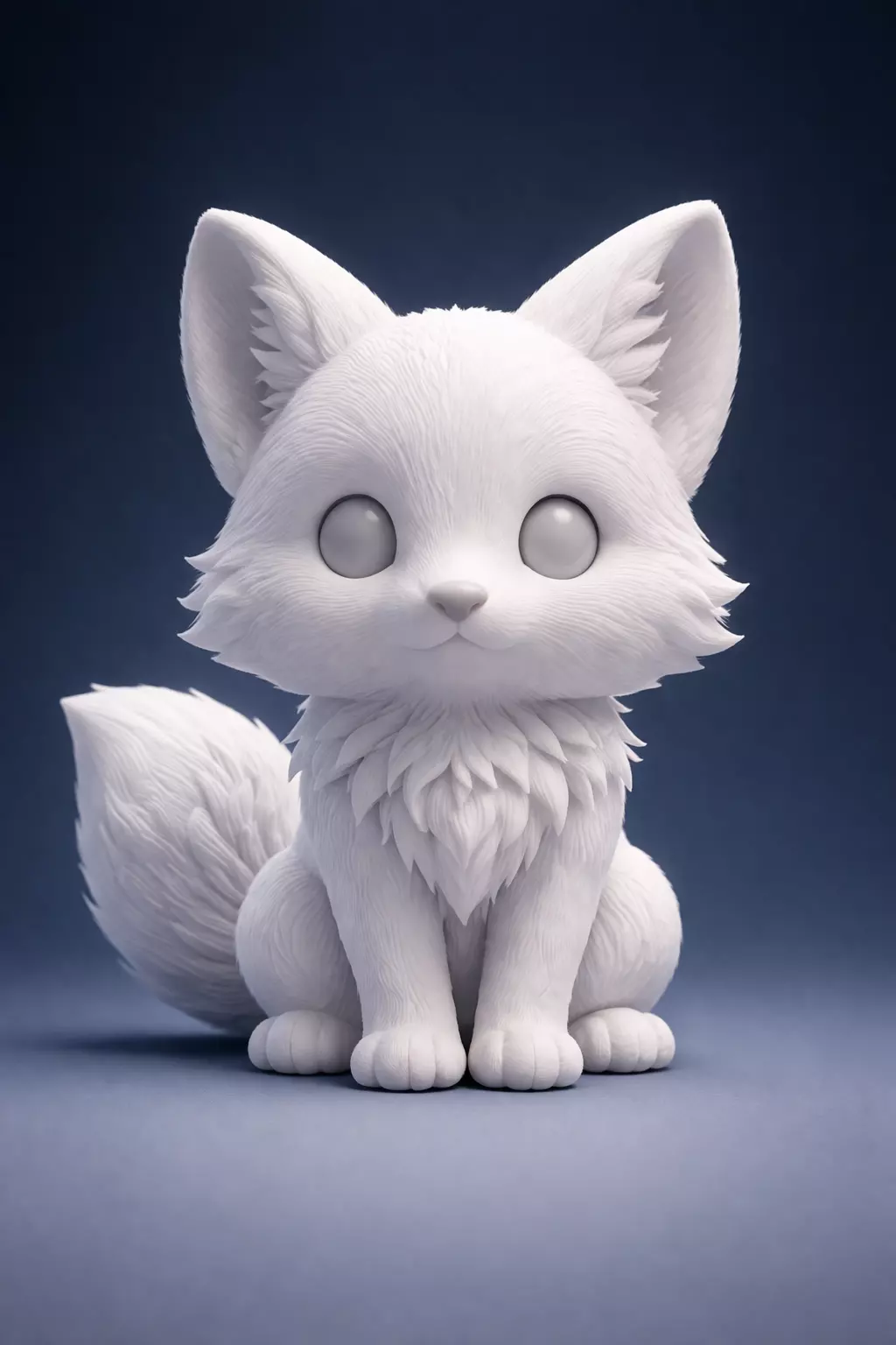 Cute Stylized Fox Character 3D print model