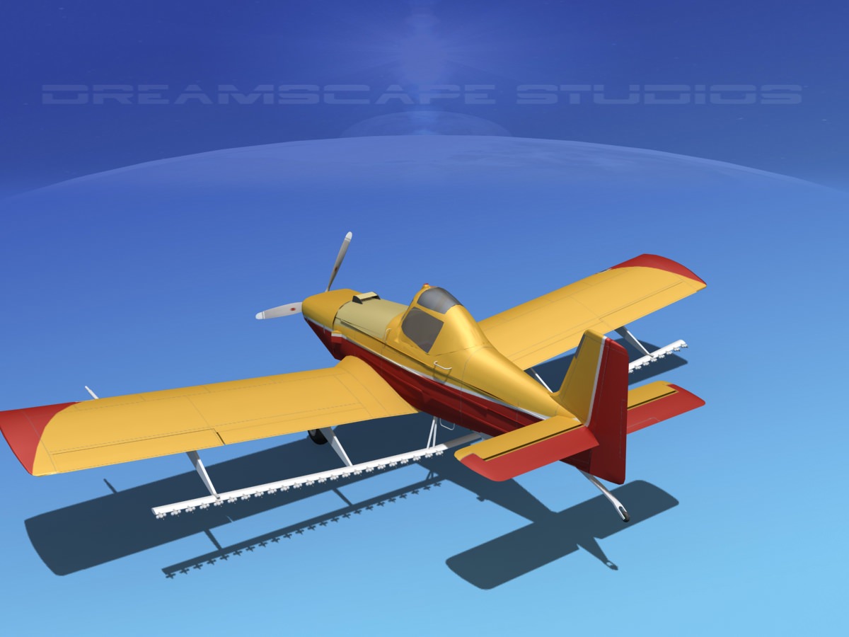 EMB-202 Crop Duster V04 3D model_7
