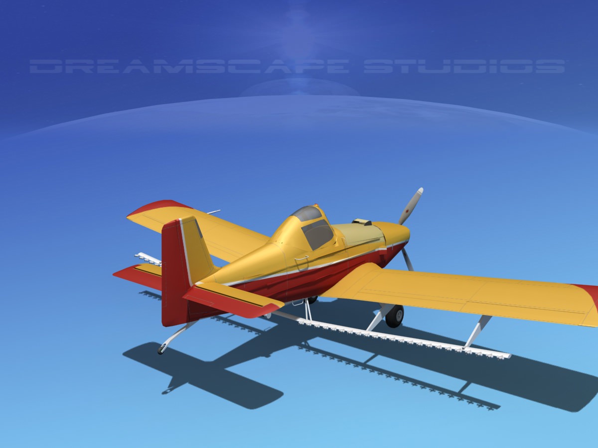 EMB-202 Crop Duster V04 3D model_5